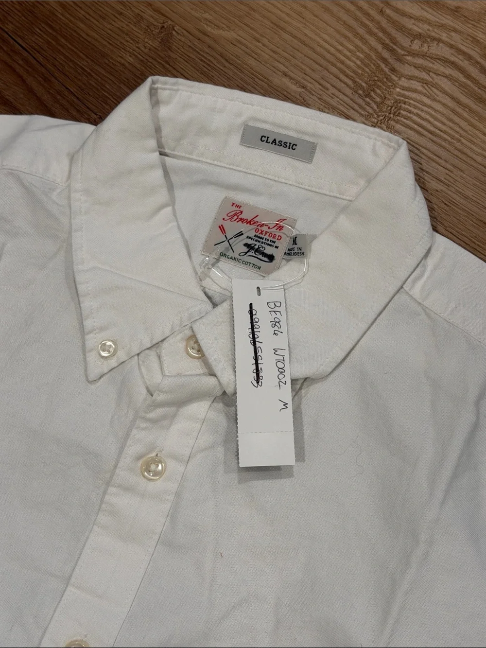 J Crew Classic Short-sleeve Broken-in Organic Cotton Oxford Shirt